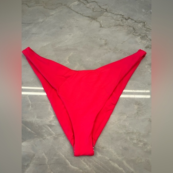 NWT! L*Space Cabana Bikini Bottom in Hot Cherry. Size XL $84 - Picture 3 of 5